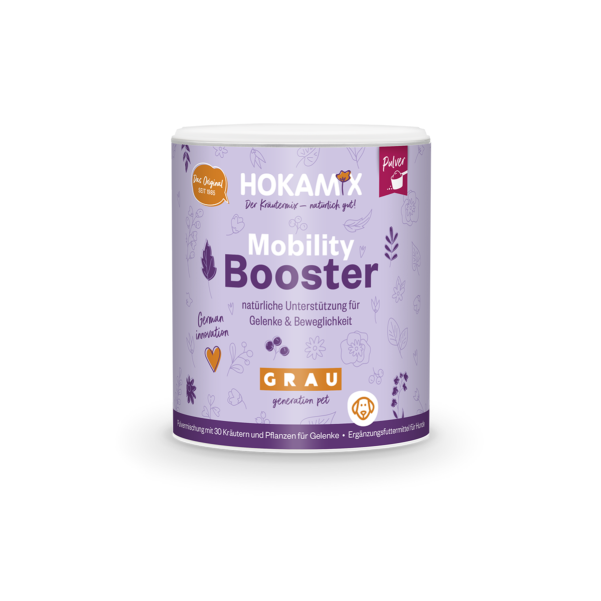 Complément alimentaire naturel pour chiens HOKAMIX30 MOBILITY
