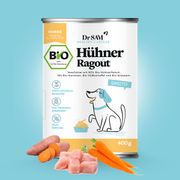 Pâtée pour chien Bio monoprotéine Dr. SAM Sensitive Ragoût de Poulet